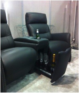 aangepaste bioscoop stoelen